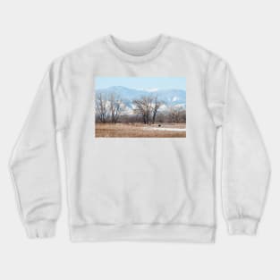 Deer in a Meadow Crewneck Sweatshirt